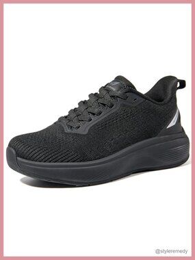 Women's Slip On Walking Shoes Lightweight Breathable Non Slip Athletic Sneakers